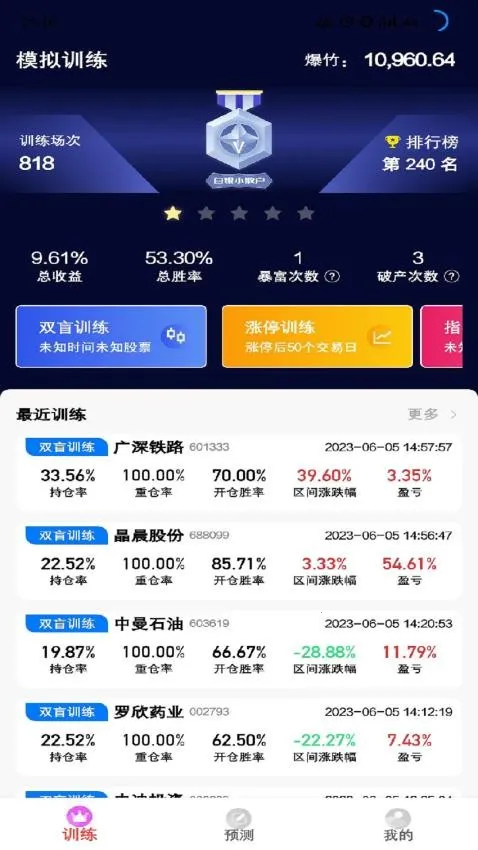 爆竹K线训练助手(股票模拟训) 爆竹K线训练助手(股票模拟训)