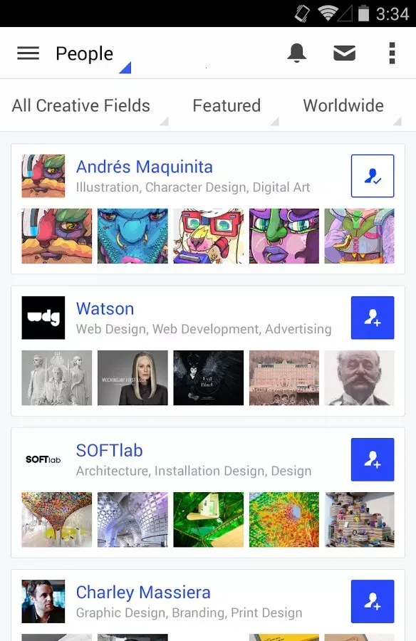 Behance�����ֻ���v25.609.404 �ֻ����ͼ1