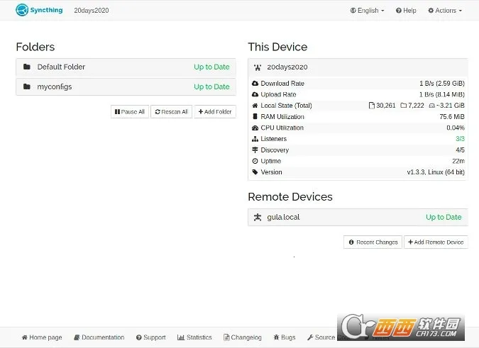 Syncthingv1.28.0 �ٷ������ͼ0