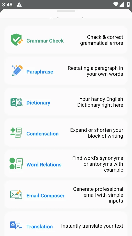 Glance AI���뷨(Ӣ��д������)v13.1 ��׿���ͼ3